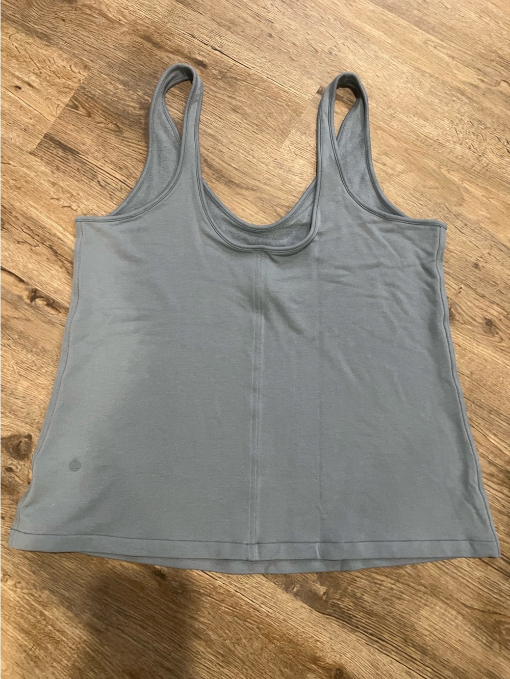lululemon athletica Women's Scoop Neck Ribbed Tank Top in Dusty Blue - Picture 4 of 6